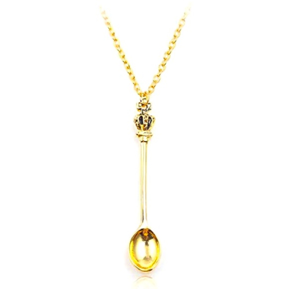 Snuff Spoon charm / Novelty Necklace
